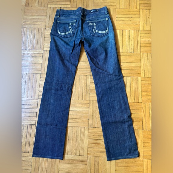 Women’s Rock and Republic Costello Blue Jeans Straight Cut Size 25 - Picture 1 of 15